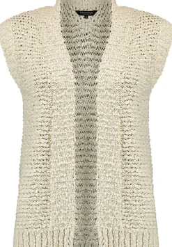 Gilet Metallic Beige