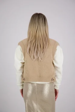 Gilet Short Beige