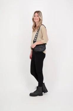 Glitter Top Beige