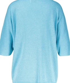 Glitter top Blauw