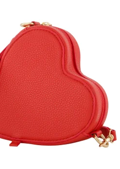 Hart vormige tas Rood