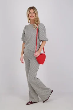 Hart vormige tas Rood