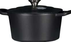Herman braadpan gietijzer thermometer Zwart
