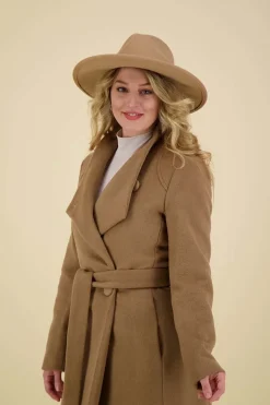 Hoed Juno Fedora Bruin