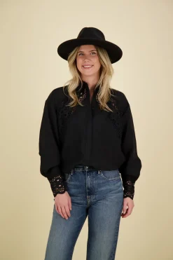 Hoed Juno Fedora Zwart