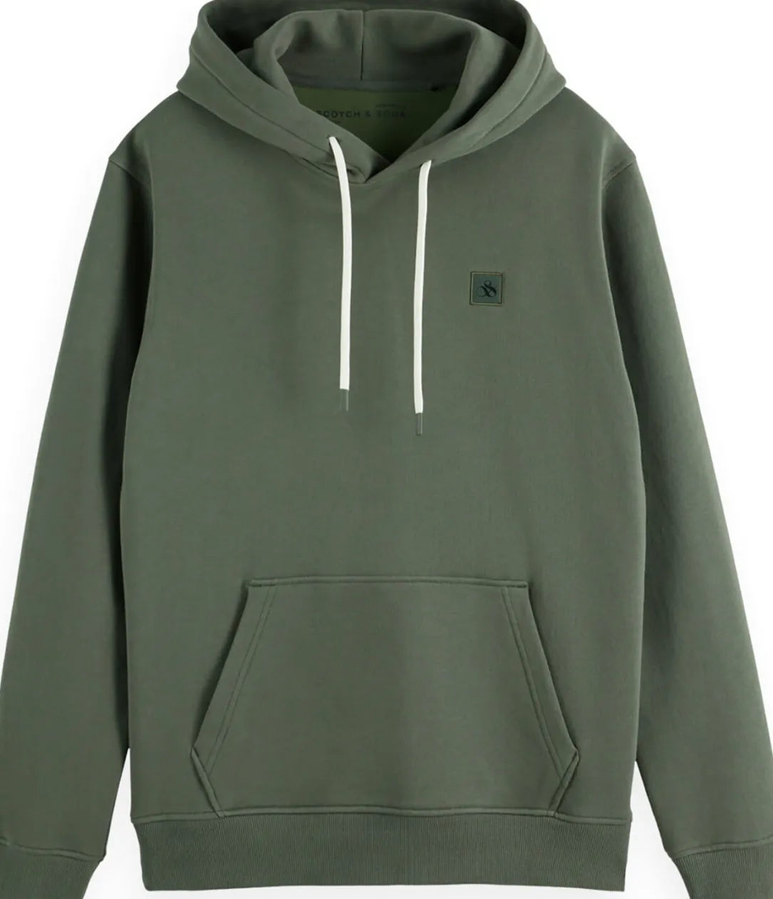 Hoodie Core Logo Badge Groen