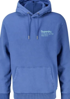 Hoodie Core Logo Blauw