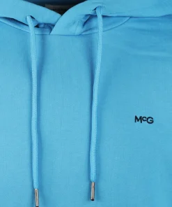 Hoodie met Logo Blauw