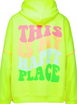 Hoodie This is my happy place Geel