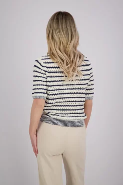 In Shape Pullover Inez Blauw | Gratis bezorging - Bomont.nl