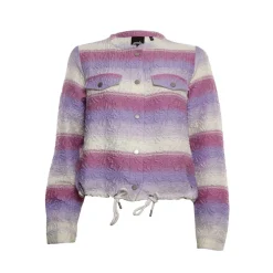 Jacket Striped Roze
