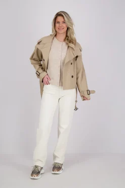 Jas Crop Trend Beige