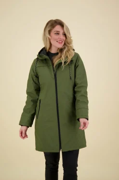 Jas Rain Groen