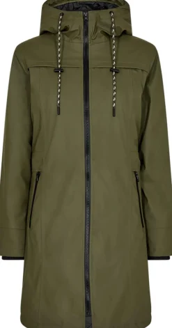 Jas Rain Groen