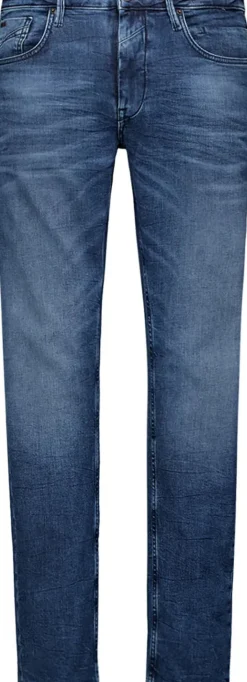 Jeans 711 Regular Stone Used Blauw