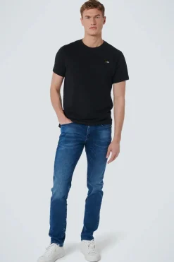 Jeans 711 Regular Stone Used Blauw