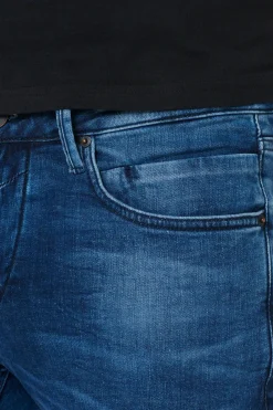 Jeans 711 Regular Stone Used Blauw