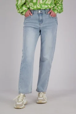 Jeans Embroidery Blauw