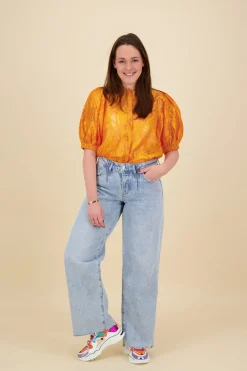 Jeans Lucy Wide Blauw