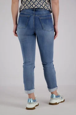 Jeans Turn-up Blauw