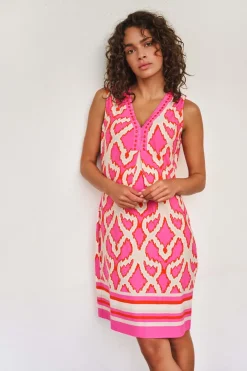 Jurk Beads Disco Spark Roze