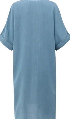Jurk Chambray Blauw
