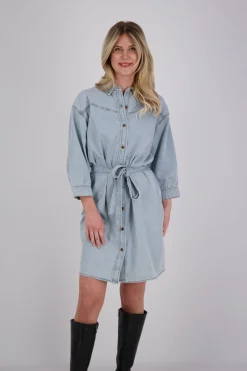 Jurk denim Blauw