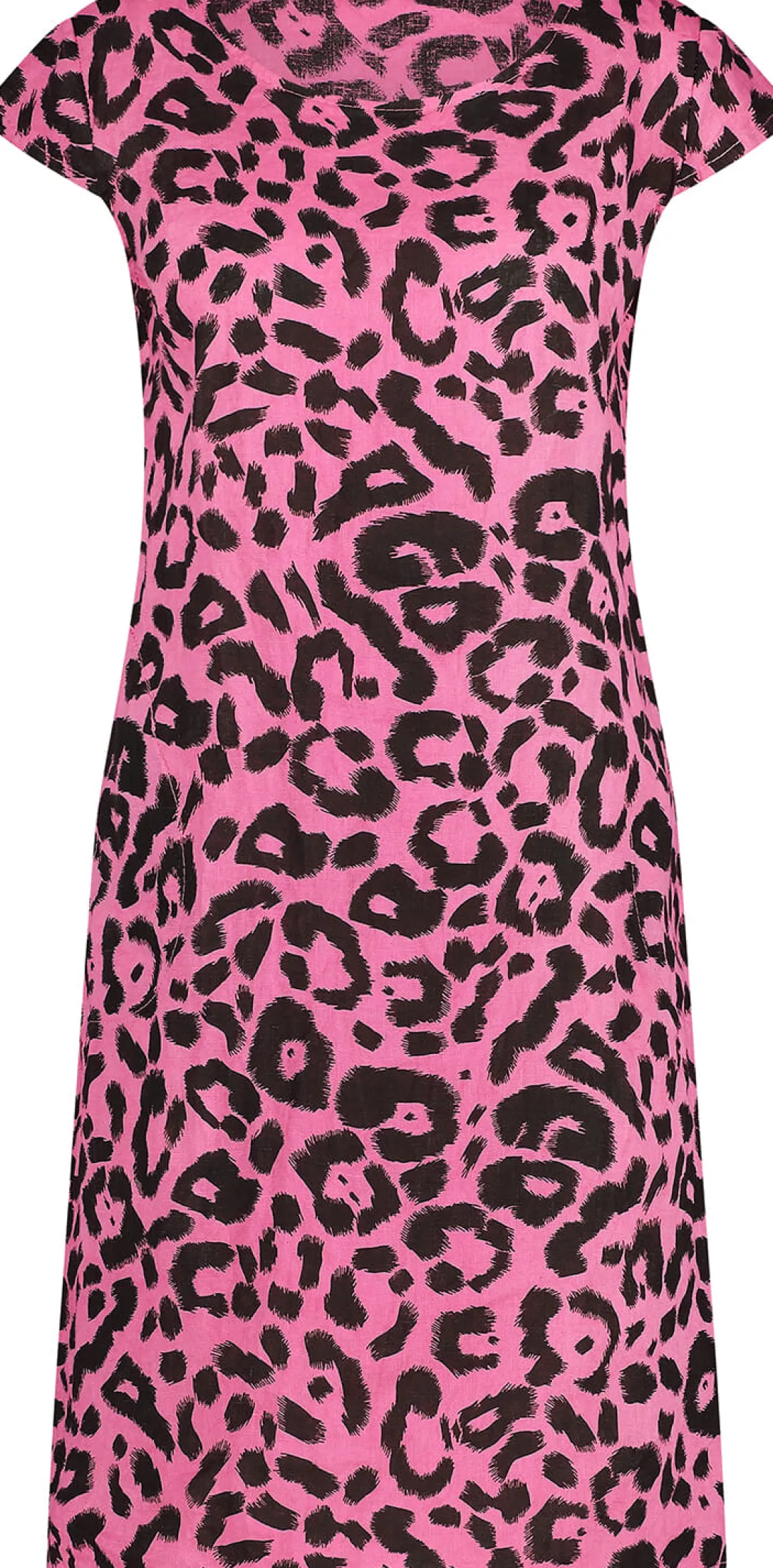 Jurk Fien Leopard Roze