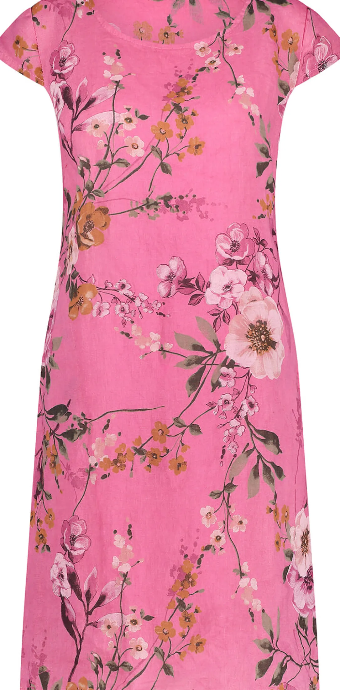 Jurk Fien Romantic Flower Roze