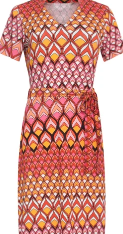 Jurk met Retro Grafische Print