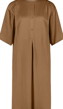 Jurk Silky Touch Bruin