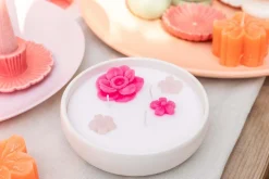 Kaars Bloem Margo Roze