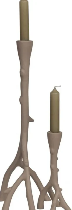 Kandelaar Trigger L Taupe Bruin