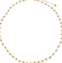 Ketting Bloemen Roze
