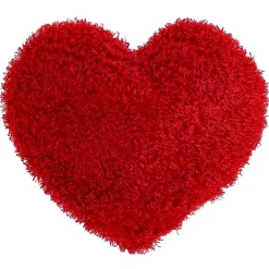 Kussen Curly Hart Rood