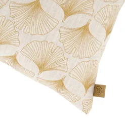 Kussen Ginkgo Blad  Bruin