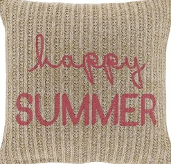 Kussen Happy SUMMER Beige
