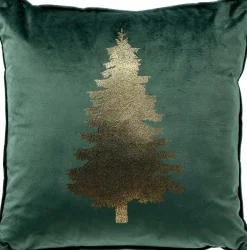 Kussen Tree Mountain View Groen