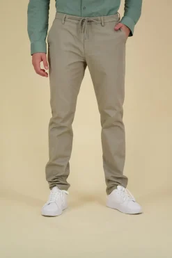 Lancaster Tapered Jogger Twill Knit Grijs