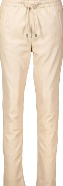 Leren Broek Tariza Beige