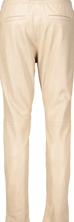 Leren Broek Tariza Beige