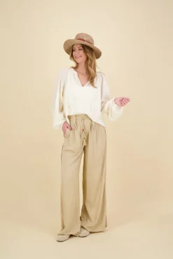 Linnen Pantalon Beige