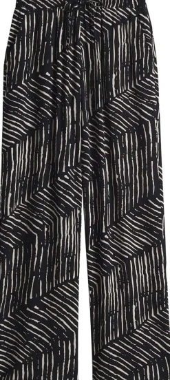 Marou palm leaves Zwart