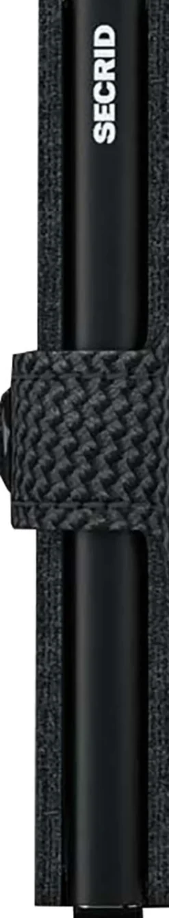 Miniwallet Carbon Zwart