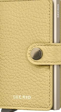Miniwallet Pebble Butter Yellow Geel