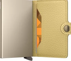 Miniwallet Pebble Butter Yellow Geel