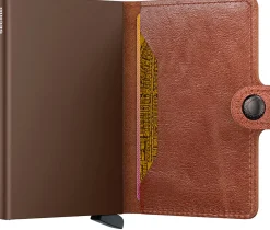 Miniwallet Vintage Cognac-Brown Bruin