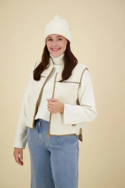 Muts Haveno Beanie Gebroken Wit