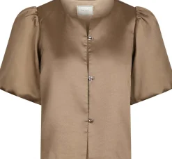 Neo Noir Blouse Aisa Dull Bruin | Gratis bezorging - Bomont.nl