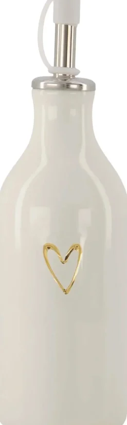 Olie/Azijn Fles Hartje Wit